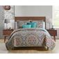VCNY Home Yara Aqua Medallion Reversible Quilt Set - image 2
