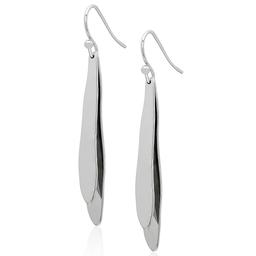 Gianni Argento Flat Bar Dangle Earrings