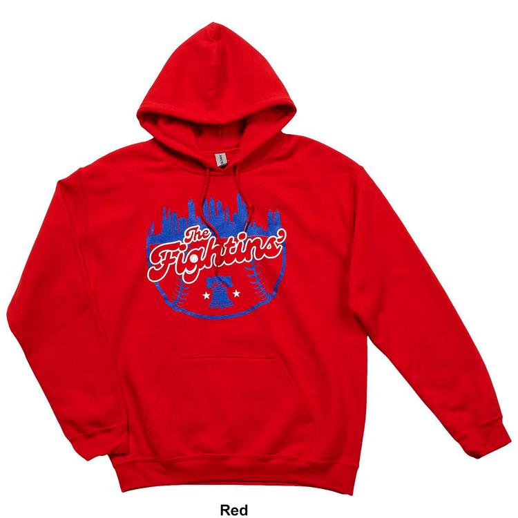 Mens Tailgate Fightins'' Skyline Philly Hoodie