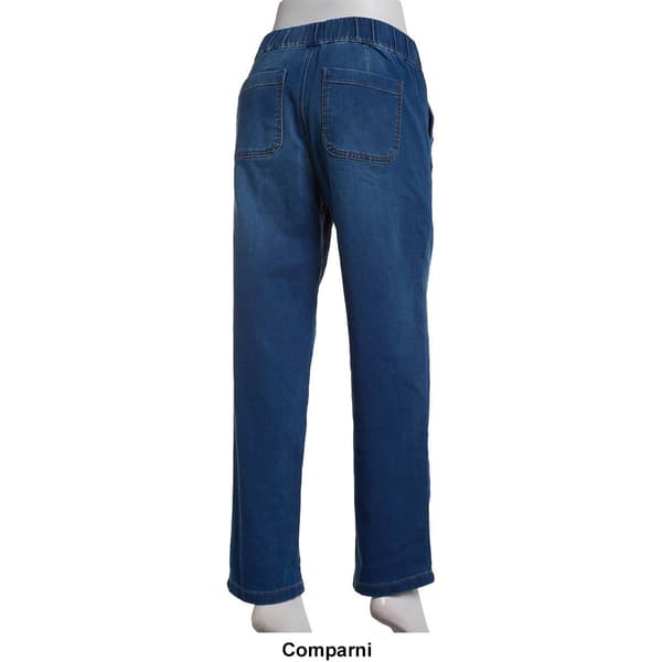 Womens Gloria Vanderbilt Pull On Average Straight Leg Jeans