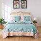 Greenland Home Fashions&#40;tm&#41; Audrey Tropical Turquoise Quilt Set - image 1