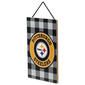 Open Road Steelers Plaid Hanging Wood - image 2