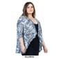 Plus Size 24/7 Comfort Apparel Geometric Open Cardigan - image 4
