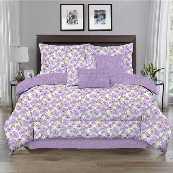 Ashley Cooper(tm) 7pc. Tossed Floral Comforter Set - image 