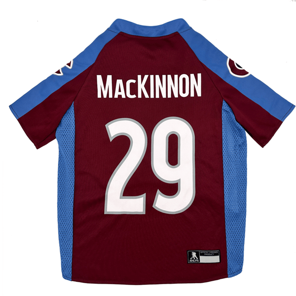 NHLPA Colorado Avalanche Nathan Mackinnon Pet Jersey
