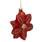 Northlight Seasonal Glittery Poinsettia Christmas Ornament - image 3