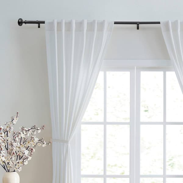 DKNY Barrett 66in. Curtain Rod Set