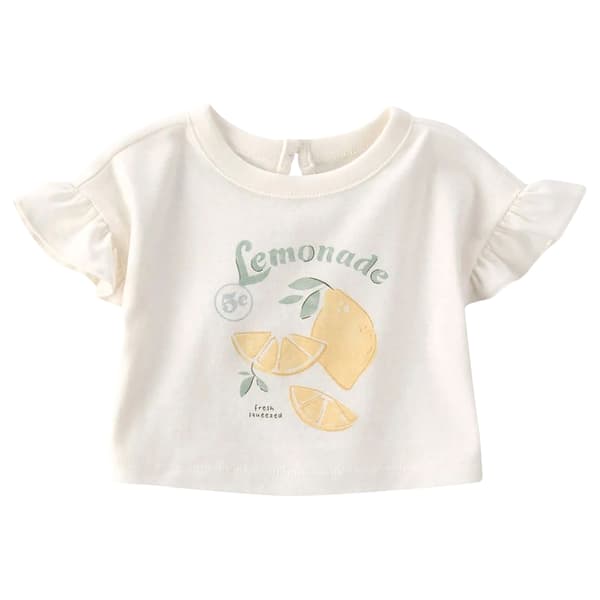 Baby Girl (3-24M) Carter''s® Lemonade Ruffled 3pc. Shorts Set