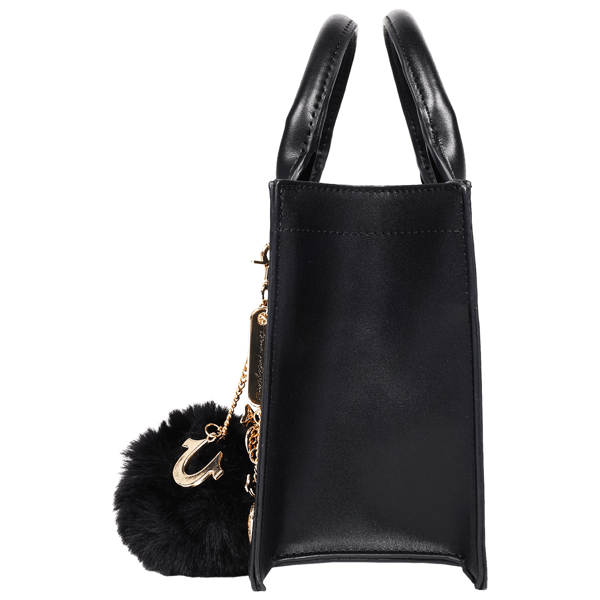 True Religion Pom Dangle Modern Tote
