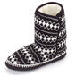Womens Capelli Diamond Knit Boot Slippers - image 1