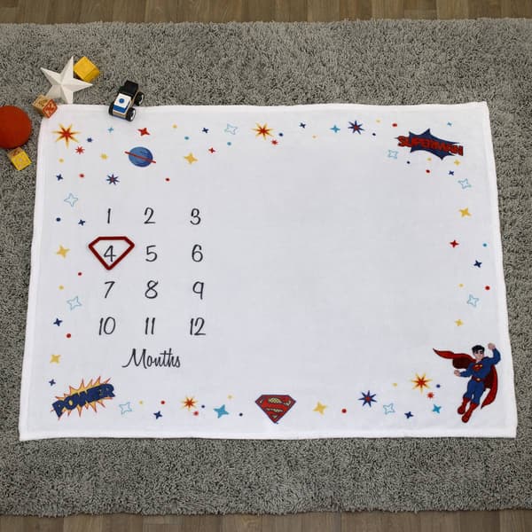 Warner Bros. Superman&#8482; Milestone Baby Blanket