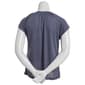 Womens French Laundry Flutter Sleeve Solid w/Crochet Trim Blouse - image 3
