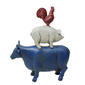 Northlight Seasonal 12in. Patriotic Stacked Farm Animals Statue - image 2