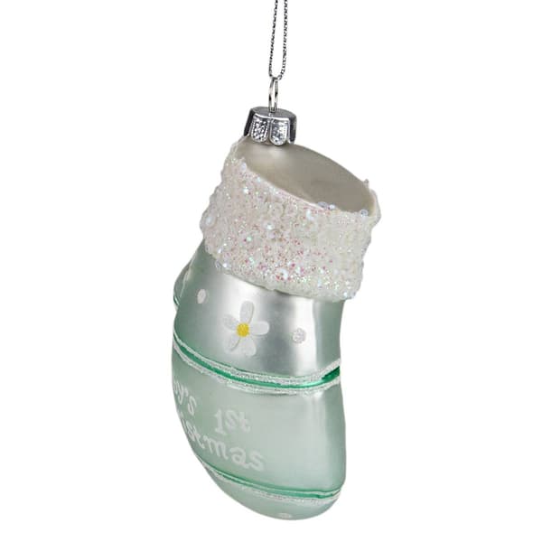 Northlight Seasonal Baby's 1st Christmas Mitten Ornament