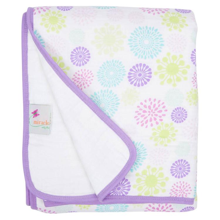 MiracleWare(R) Colorful Bursts Serenity Blanket