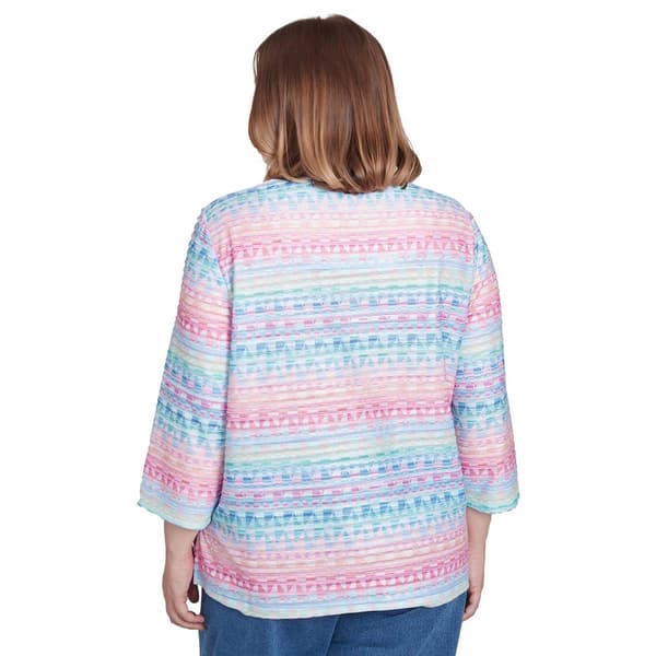Plus Size Alfred Dunner Classics Geometric Biadere Tee