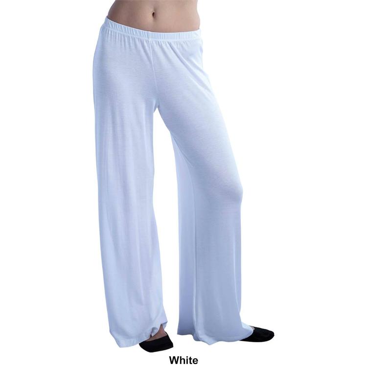 Plus Size 24/7 Comfort Apparel Wide Leg Palazzo Pants