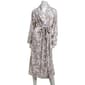 Womens Jasmine Rose Long Sleeve Leaves Houndstooth Shawl Robe - image 1