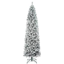 National Tree 9ft. Acacia Flocked Christmas Tree