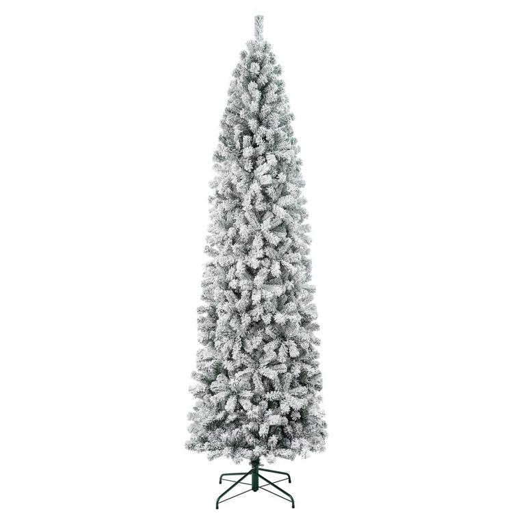 National Tree 9ft. Acacia Flocked Christmas Tree
