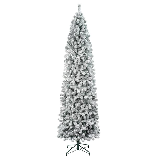 National Tree 9ft. Acacia Flocked Christmas Tree