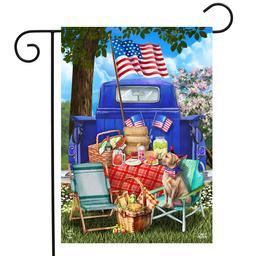 Briarwood Lane All American Picnic Garden Flag