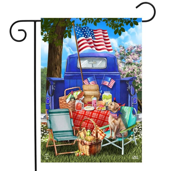 Briarwood Lane All American Picnic Garden Flag - image 