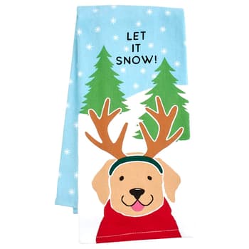 Spirit of Christmas Dual Purpose Terry Kitchen Towel White | Boscov's