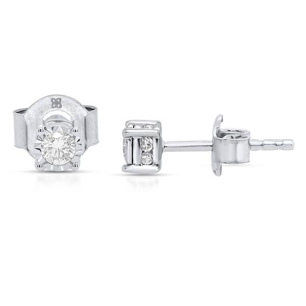 Nova Star&#40;R&#41; 1/4ctw. Lab Grown Diamond Stud Earrings - image 