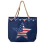 Renshun Flag Star Rope Handle Tote - image 2