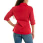 Petite Zac & Rachel 3/4 Sleeve Knit To Fit Causal Button Down - image 2