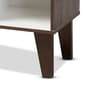 Baxton Studio Senja Two-Tone 4 Shelf Bookcase - image 4