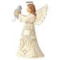 Jim Shore White Farmhouse Angel with Cat - image 1