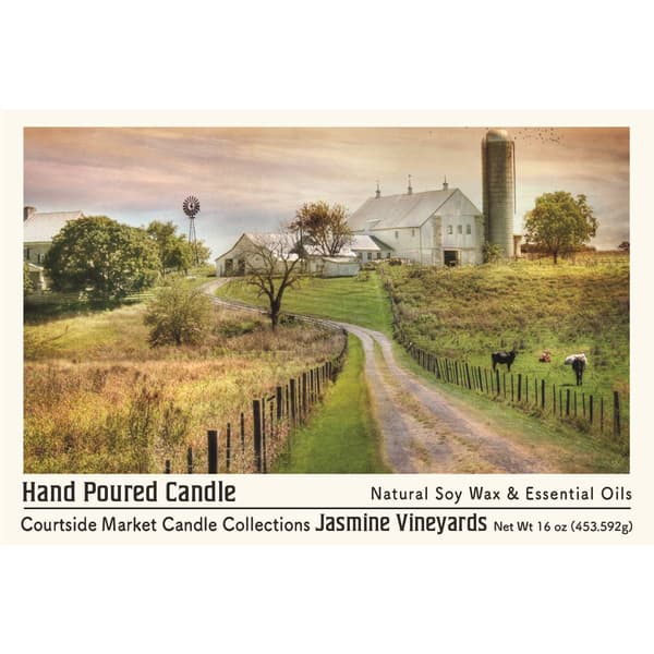 Courtside Market® Country Road 16oz. Jasmine Vineyards Jar Candle