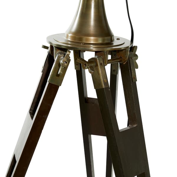 9th & Pike&#174; Brown Metal Industrial Floor Lamp