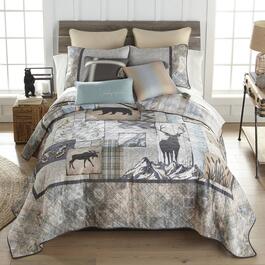 Donna Sharp Nature's Collage 3pc. Quilted Bedding Set