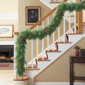 Puleo International 9ft. Garland Adorned with Pinecones - image 3