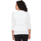 Petite Emaline Verde Grove I 3/4 Sleeve Pointelle Cardigan - image 1