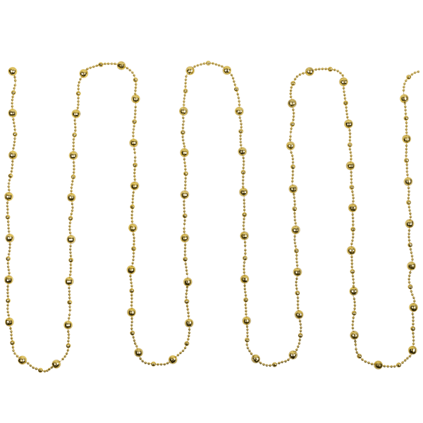 Northlight 15ft. Gold Shiny Disco Ball Beaded Christmas Garland