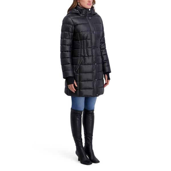 Womens Kensie Polyfill Down & Puffer with Hood