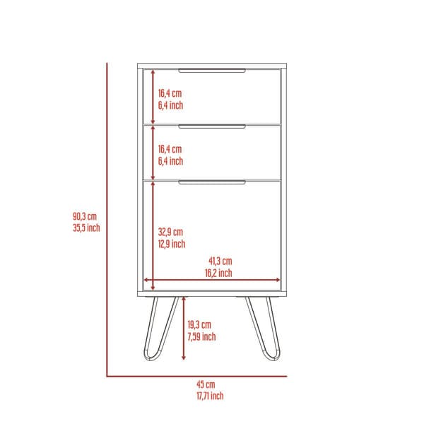 FM FURNITURE London Light Oak Dresser