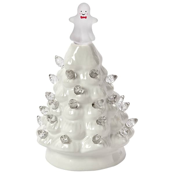 Mr. Christmas White Tree with Ghost Topper - image 