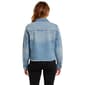 Womens Baccini Point Collar Fray Hem Denim Jacket - image 3