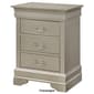 Passion Furniture Louis Philippe 3-Drawer Nightstand - image 9