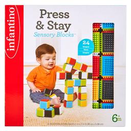 Infantino Press N Stay Sensory Blocks(tm)