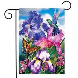 Briarwood Lane Irises Garden Flag