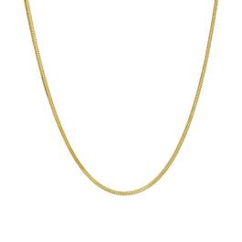 18in. Vermeil Square Snake Chain Necklace