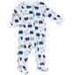 Baby Boy &#40;NB-9M&#41; Mini Hop Bear & Houses Footed Sleeper - image 1