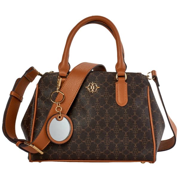Nanette Lepore Brody Logo Triple Section Satchel