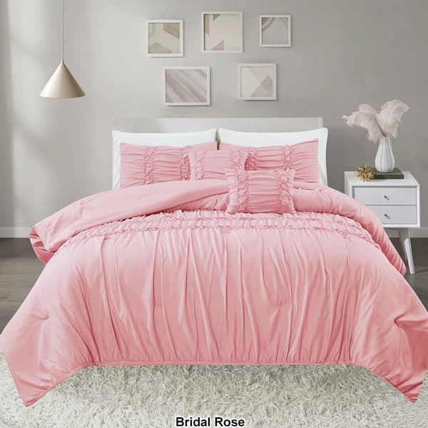 Olivia Parker 5pc. Elastic Comforter Set